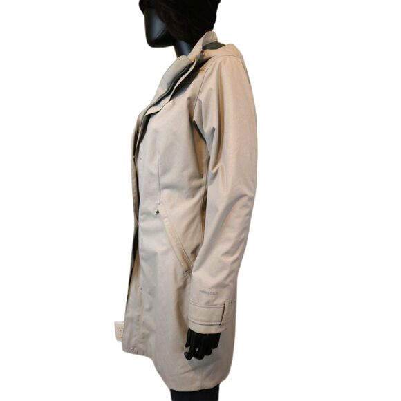 Patagonia Women's H2NO Off White Outdoors Waterproof Rain Coat (XS) - Picture 3 of 13